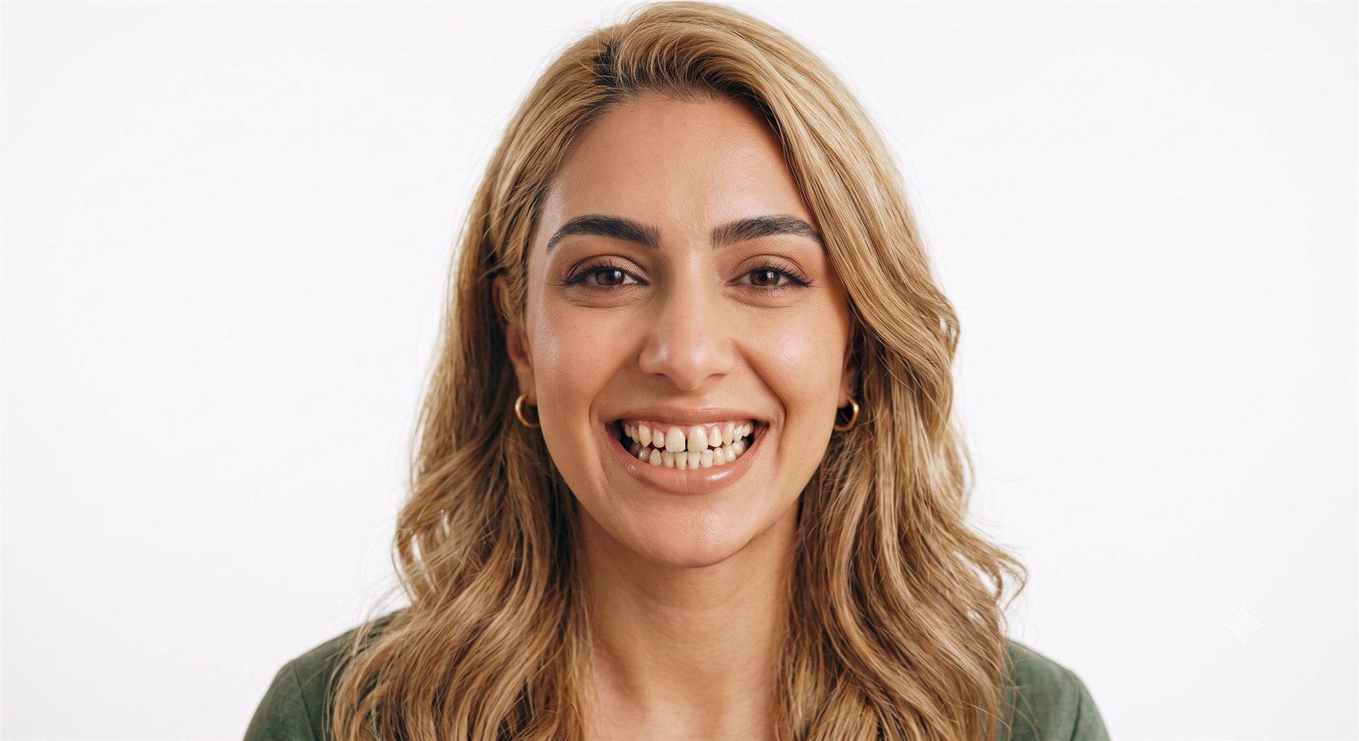 لبخند پیش از درمان